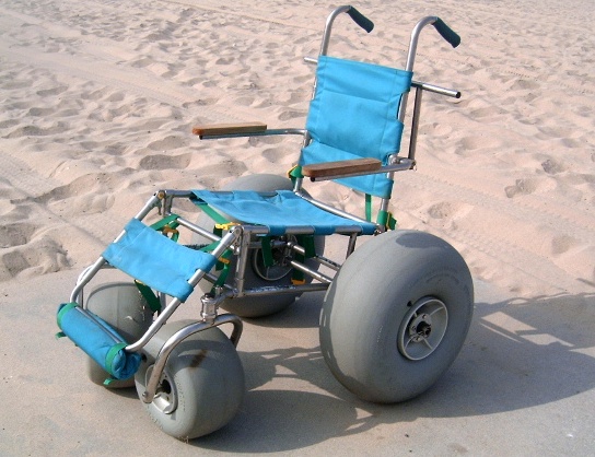 Wheel Chair for the sand.