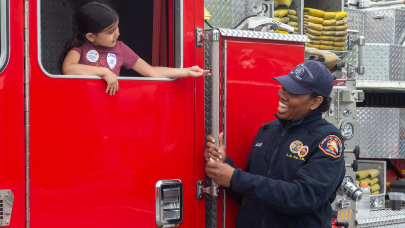 In celebration of this important month, the County of Los Angeles Fire Department hosted the third annual Sirens of Silence event, A Special Day with First Responders on Saturday, April 13, 2024.