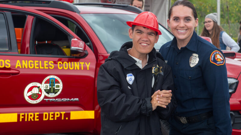 In celebration of this important month, the County of Los Angeles Fire Department hosted the third annual Sirens of Silence event, A Special Day with First Responders on Saturday, April 13, 2024.