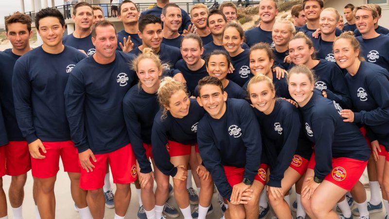 Group photo of the Lifeguard academy.