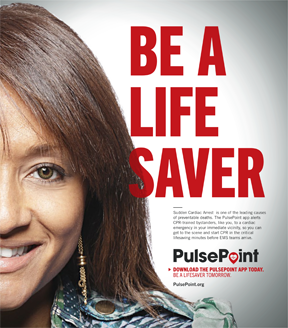 Be a life saver pulsepoint image.