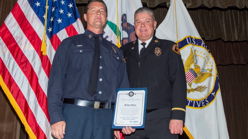 Congressmember Grace Napolitano Honors First responders