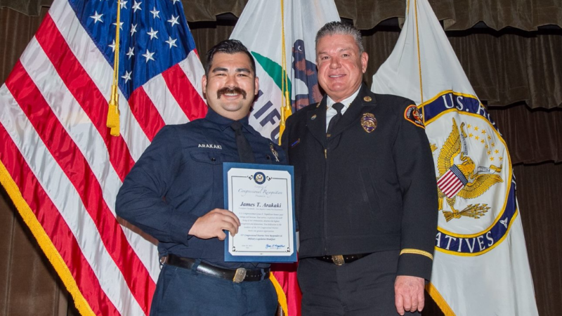 Congressmember Grace Napolitano Honors First responders