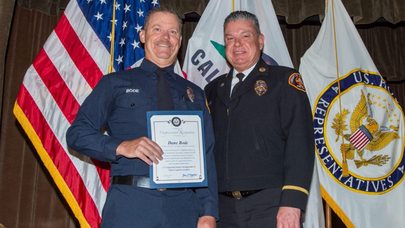 Congressmember Grace Napolitano Honors First responders