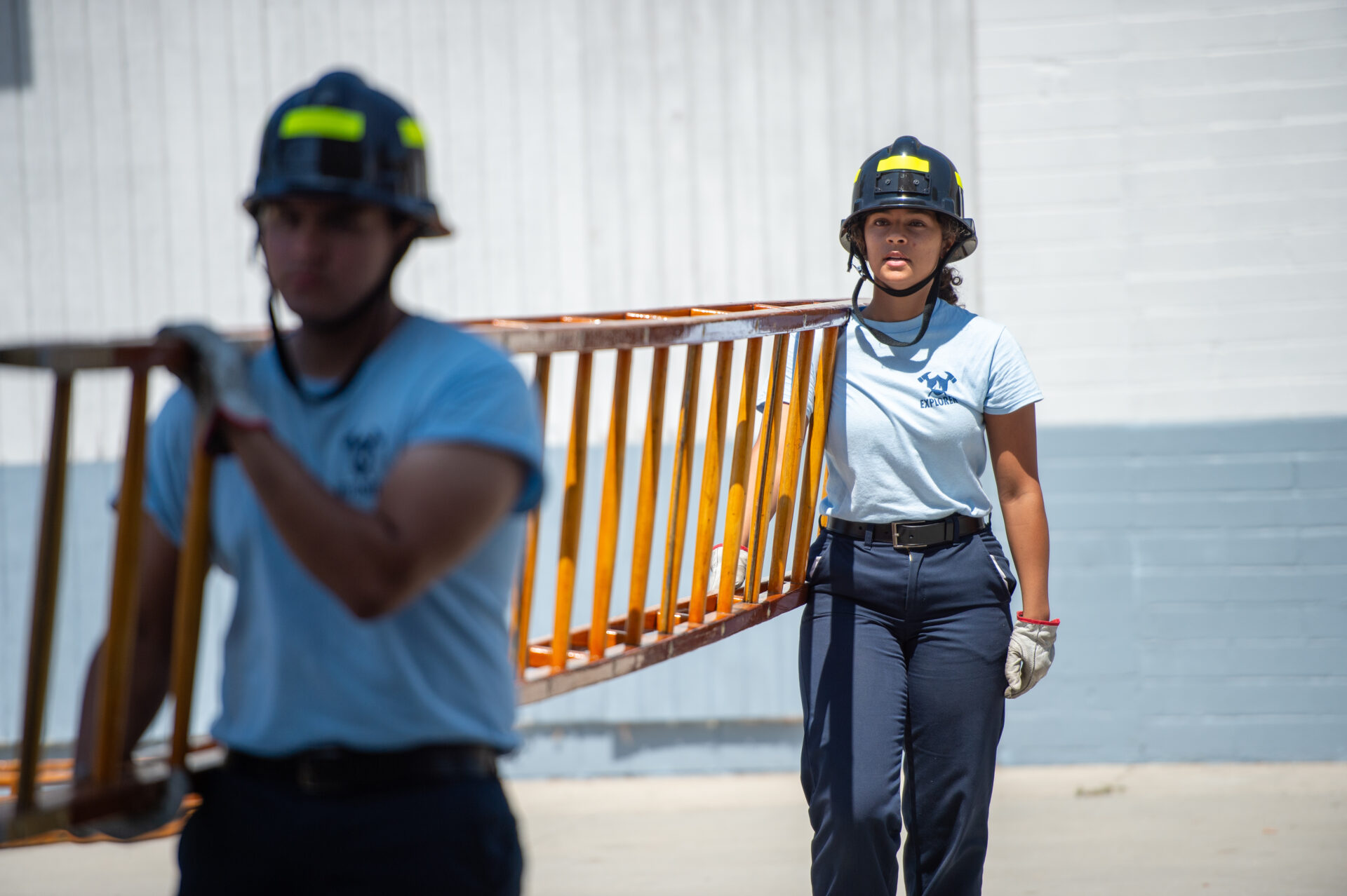 On the weekend of August 12-13, 2023, the County of Los Angeles Fire Department’s (LACoFD) Fire Explorer Program held a two-day Orientation for over 130 new Explorers at the Cecil R. Gehr Fire Combat Training Center.