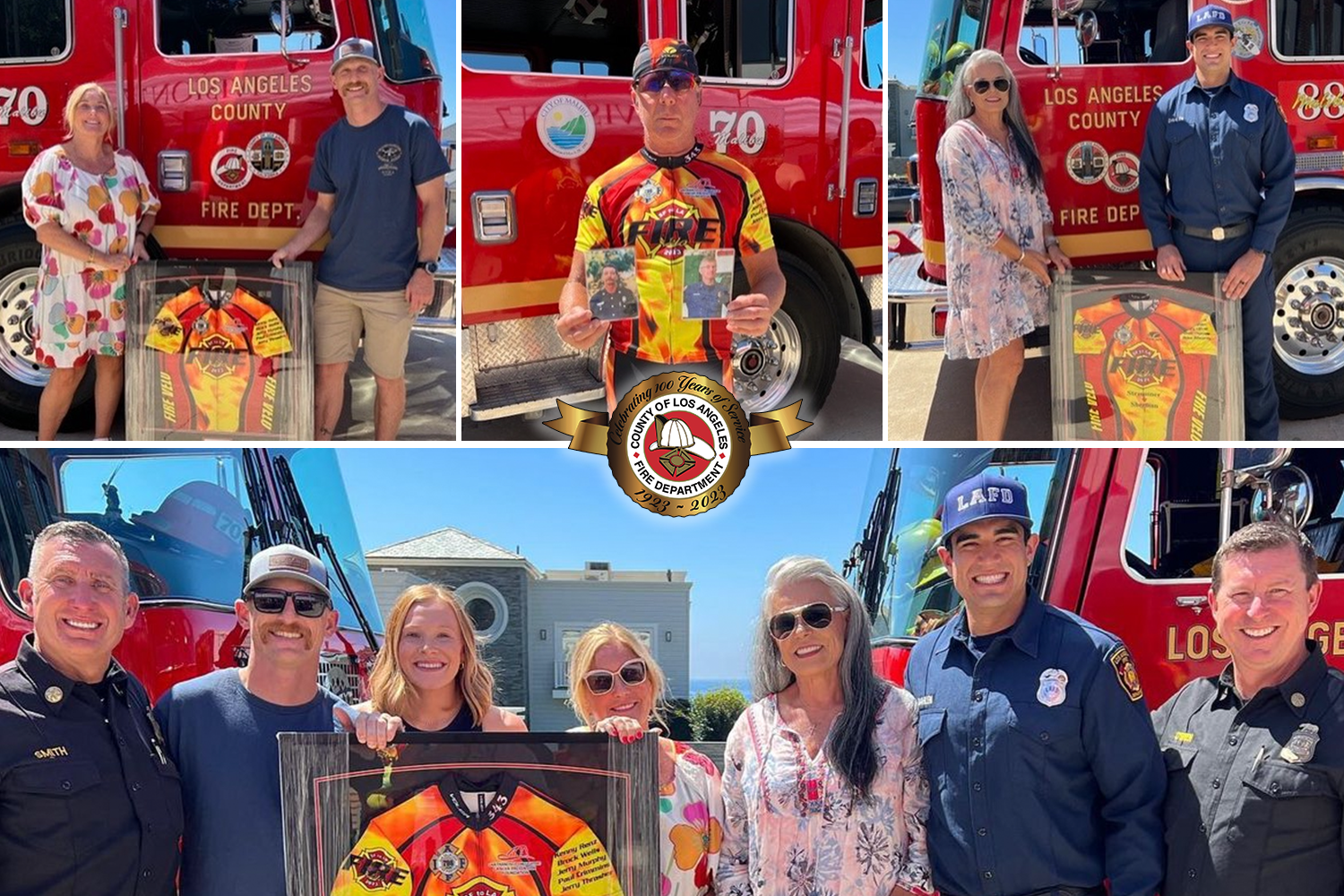 In honor of fallen County of Los Angeles Fire Captains Ken Renz and Ed Dahlen’s legacy, the Fire Velo Cycling Club rode over 500-miles from San Francisco to Santa Monica Pier in Los Angeles.