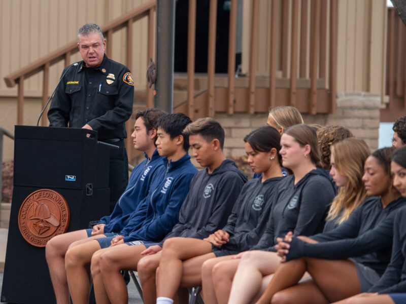 The County of Los Angeles Fire Department (LACoFD) Lifeguard Division’s held a formal graduation ceremony for 57 Junior Lifeguard Program cadets on Saturday, September 30, 2023, at the Lifeguard Division Headquarters in Manhattan Beach.
