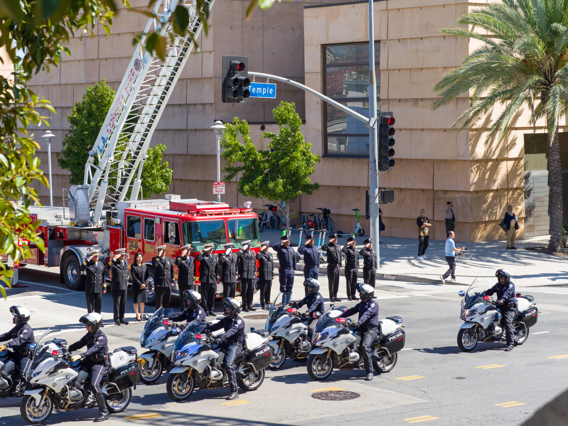 On Thursday morning, October 5, 2023, a funeral mass was held to honor the life and legacy of County of Los Angeles Sheriff’s Deputy Ryan Clinkunbroomer at the Cathedral of Our Lady of the Angels in Los Angeles.