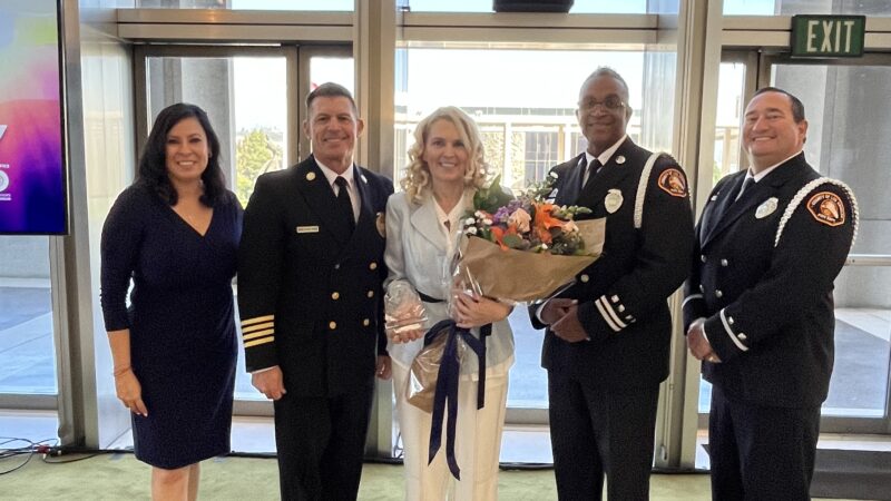 The County of Los Angeles Fire Department is proud to congratulate Inna Sarac, Disability Management and Compliance Section Management Analyst, who received the Productivity Manager-of-the-Year award at the 36th annual County of Los Angeles Productivity and Quality Awards (PQA) luncheon.