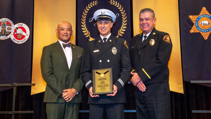 On November 7, 2023, the County of Los Angeles Fire Department (LACoFD) joined the City of Lakewood’s annual Award of Valor luncheon held at The Centre in Lakewood.
