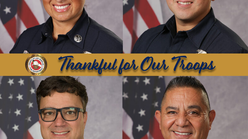 In honor of Veterans and Military Families Month, the County of Los Angeles Fire Department (LACoFD) is spotlighting Department personnel who are active and retired United States Armed Force members.