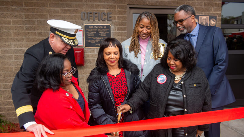 On Saturday, February 17, 2024, a dedication ceremony was held at County of Los Angeles Fire Department (LACoFD) Fire Station 58 in Ladera Heights honoring the late Assistant Fire Chief Hershel Clady.