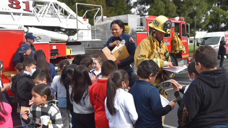 The County of Los Angeles Fire Department’s (LACoFD) Office of Diversity, Equity, and Inclusion (ODEI), Communications Section, and Fire Station 31 team members participated in the Los Cerritos Elementary School Career Day in Paramount on Wednesday, January 24, 2024.