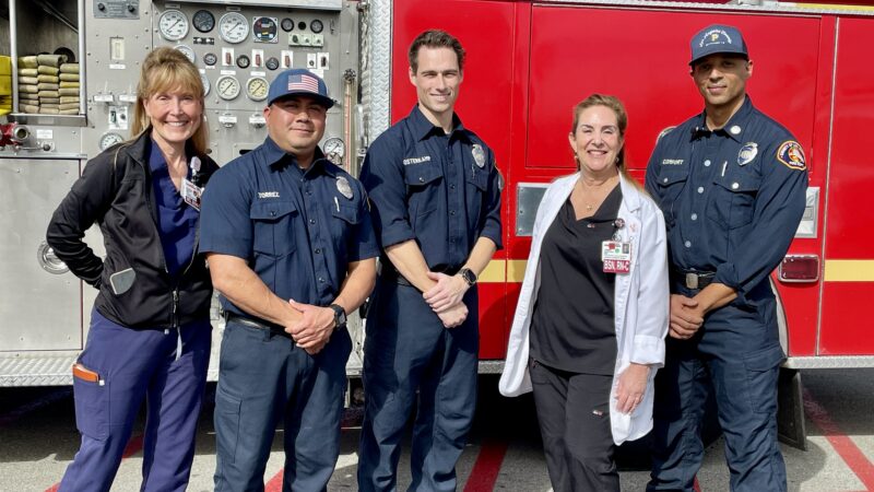 On Wednesday January 31, 2024, County of Los Angeles Fire Department (LACoFD) Engine 182 firefighters from the City of Pomona partnered with Pomona Valley Hospitals’ Heart and Vascular Center to film a Hands-Only CPR video.
