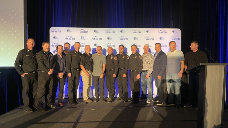 On Wednesday, February 28, 2024, County of Los Angeles Fire Department Air Operations Section Senior Pilot Mike Sagely received the coveted 2024 Salute to Excellence Pilot of the Year Award.