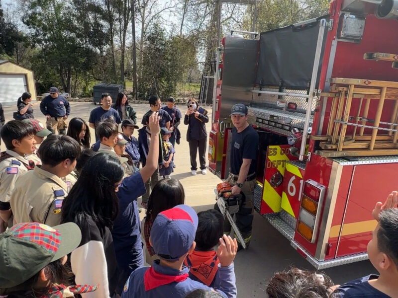 On Sunday, March 17, 2024, Cub Scout Pack 177 embarked on an educational adventure to Fire Station 61 in the City of Walnut. The Cub Scouts were thankful to learn about the vital work of firefighters within the community and learn important safety tips.