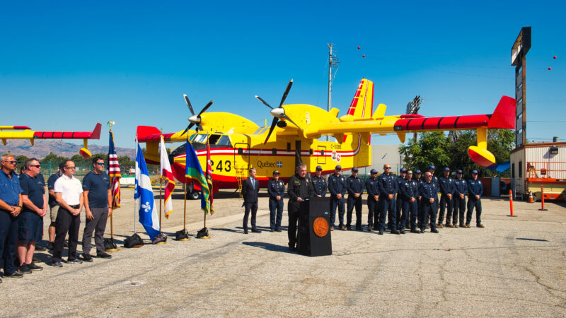 On Monday, September 9, 2024, the County of Los Angeles Fire Department hosted the annual Contract Aircraft Media Day, at the Van Nuys Airport, to provide an update on the 2024 wildfire season.