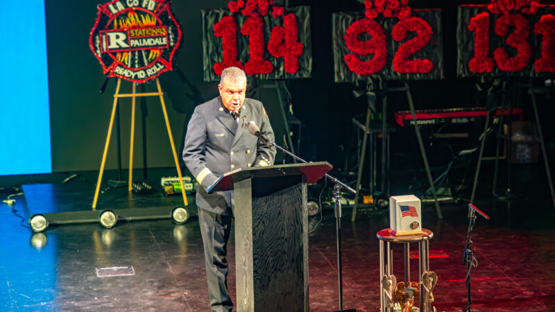 On Saturday, September 7, 2024, family, friends, and colleagues gathered for a Memorial Service at the Real Life Church in Valencia to honor County of Los Angeles Fire Department (LACoFD) Fire Fighter Paramedic (FFPM) Dustin M. Roberto.
