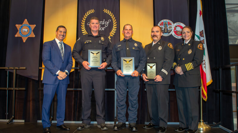 On Wednesday, November 6, 2024, County of Los Angeles Fire Department (LACoFD) firefighters along with Los Angeles Sheriff’s Department personnel and community residents were honored at the annual City of Lakewood Award of Valor Luncheon at the Centre.