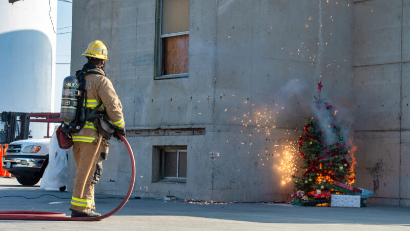 On Monday, December 9, 2024, the County of Los Angeles Fire Department (LACoFD) and Los Angeles City Fire Department (LAFD) hosted a Holiday Safety Press Conference held at the LACoFD Cecil Gehr Training Center in the unincorporated area of East Los Angeles.