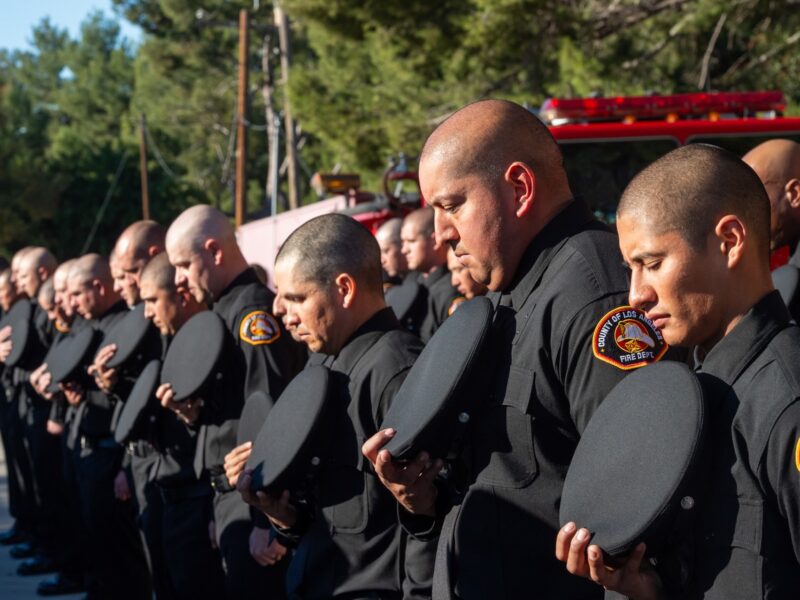 On Friday, December 6, 2024, the County of Los Angeles Fire Department (LACoFD) proudly hosted a graduation ceremony for Recruit Class 174 at the Cecil R. Gehr Memorial Combat Training Center at Department Headquarters.