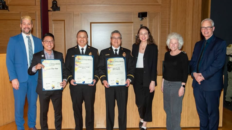 In a special Lunar New Year celebration, two County of Los Angeles Fire Department (LACoFD) Asian Pacific Islander Association (API) board members were recognized by the West Hollywood City Council on Monday, February 3, 2025.
