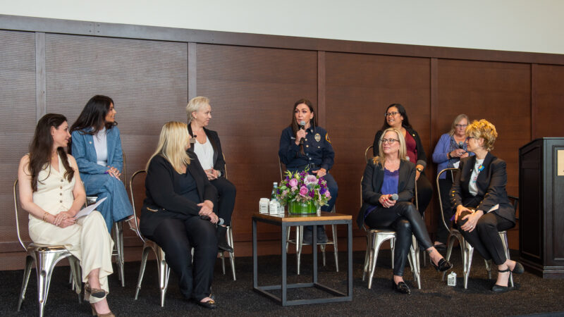 In honor of Women's History Month, County of Los Angeles Fire Department (LACoFD) Fire Captain Sheila Kelliher-Berkoh and Community Services Liaison (CSL) Megan Currier were recognized at the 2nd Annual International Women’s Day Luncheon on Wednesday, March 5, 2025.