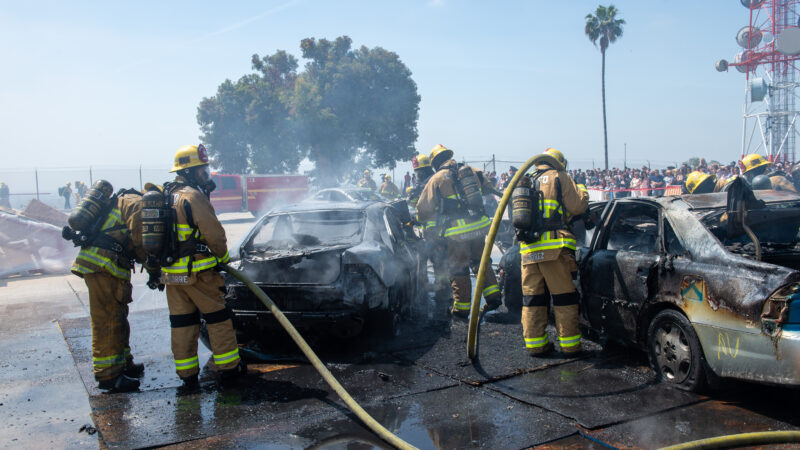 On Friday, May 23, 2025, the County of Los Angeles Fire Department (LACoFD) hosted a formal graduation ceremony to celebrate Recruit Academy 176 at the Cecil R. Gehr Memorial Combat Training Center in unincorporated East Los Angeles.