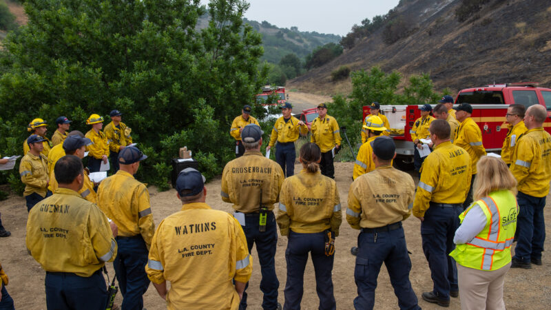 The County of Los Angeles Fire Department (LACoFD) conducted a successful two-day prescribed burn in Tonner Canyon on June 5 and June 6, 2025.