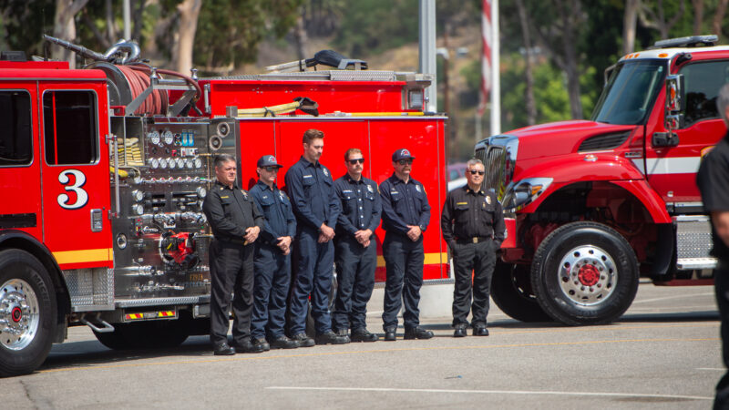 On Wednesday, June 25, 2025, County of Los Angeles Fire Department (LACoFD) Fire Chief Anthony C. Marrone joined Los Angeles Fire Department (LAFD) Interim Fire Chief Ronnie Villanueva, Los Angeles City Mayor Karen Bass, Los Angeles County First District Supervisor Hilda Solis, UCLA Health Regional Burn Center Dr. Edwin Garcia, and other public safety officials for the joint LACoFD-LAFD annual Fireworks Safety Press Conference.