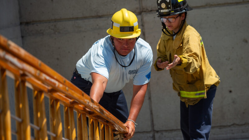 The County of Los Angeles Fire Department’s (LACoFD) Fire Explorer Program hosted a two-day Orientation for 145 incoming Explorers at the Cecil R. Gehr Fire Combat Training Center in unincorporated East Los Angeles on August 9, and 10, 2025.
